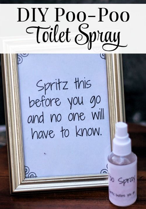 DIY Poo-Pourri Toilet Spray - Eliminate future embarrassments by arming yourself...