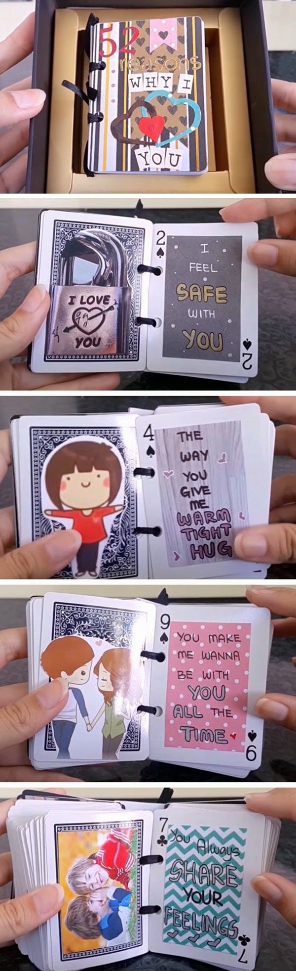 Now here is a Homemade Valentines Day Ideas for Him that could probably be used...