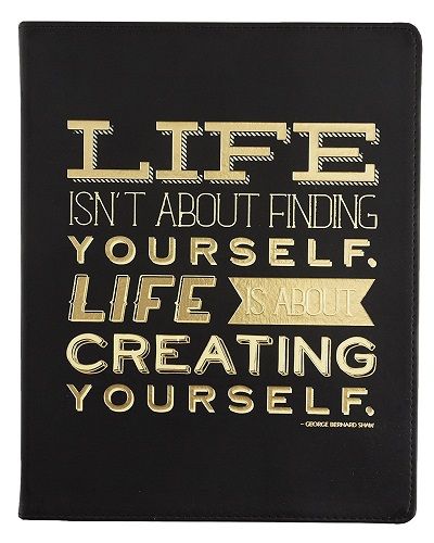 Life is Creating Yourself Journal. Stocking Stuffers for Teens #cool #cute
