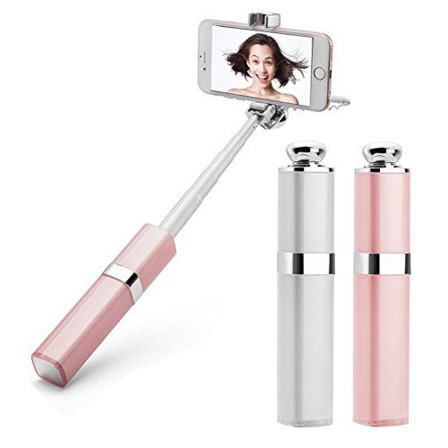 Lipstick Selfie Stick. Tech gifts for teens. Stocking Stuffers for Teenage Girls...