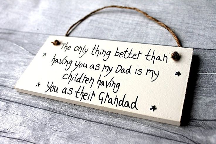MadeAt94 Best Dads Get Promoted to Grandad Birthday Father's Day Gift Sign