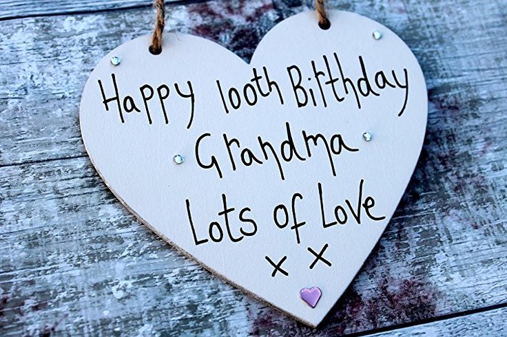 MadeAt94 Happy 100th Birthday | Grandma Birthday Gift From Kids | Grandma Person...