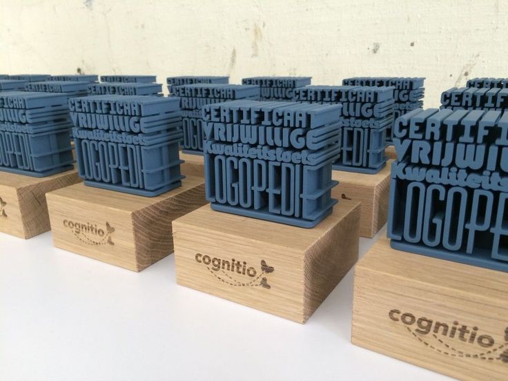 Cognitio - 3D printed trophy - corporate gifts