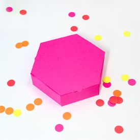 Give jewelry and other little gifts in these hexagon paper gift boxes. Plus a co...