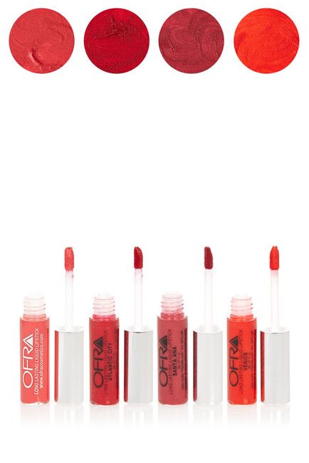 OFRA Cosmetics Set of Four Long Lasting Liquid Lipstick - Four Shades of Romance
