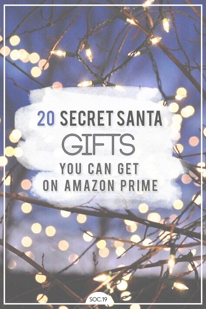 20 Secret Santa Gifts You Can Get on Amazon Prime