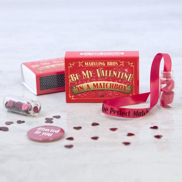 Personalised Valentine Message In A Matchbox