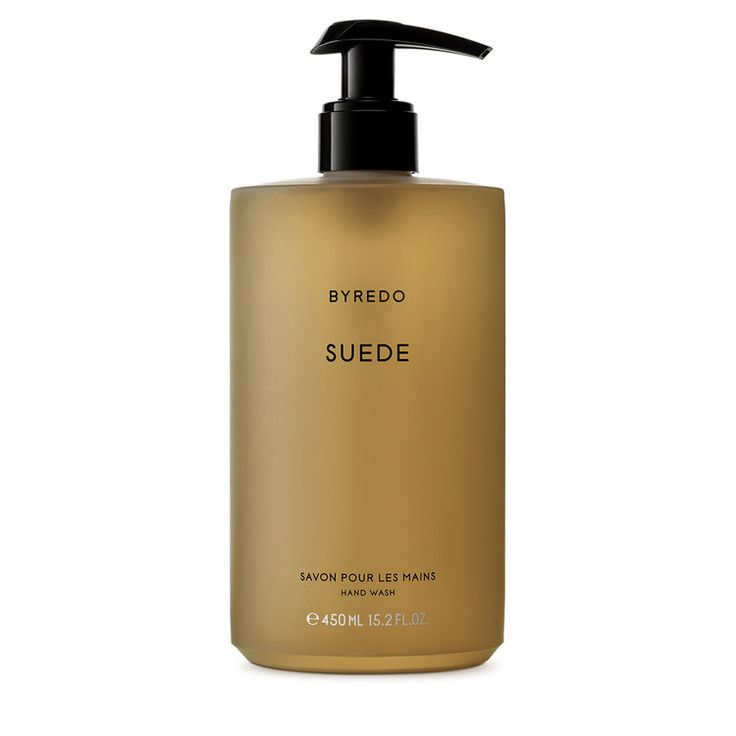 Byredo Hand Wash Suede nourishes and hydrates hands to leave them cleansed and s...
