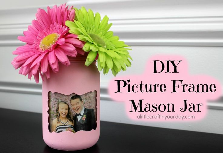 Today I am going to be showing you a super fun use, a DIY Picture Frame Mason J...