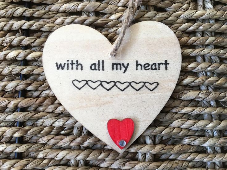 7cm Hanging With All My Heart - Valentines - Little Miss Scrabbled