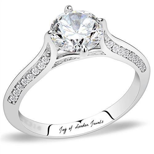 1.2CT Round Cut Solitaire Russian Lab Diamond Engagement Ring