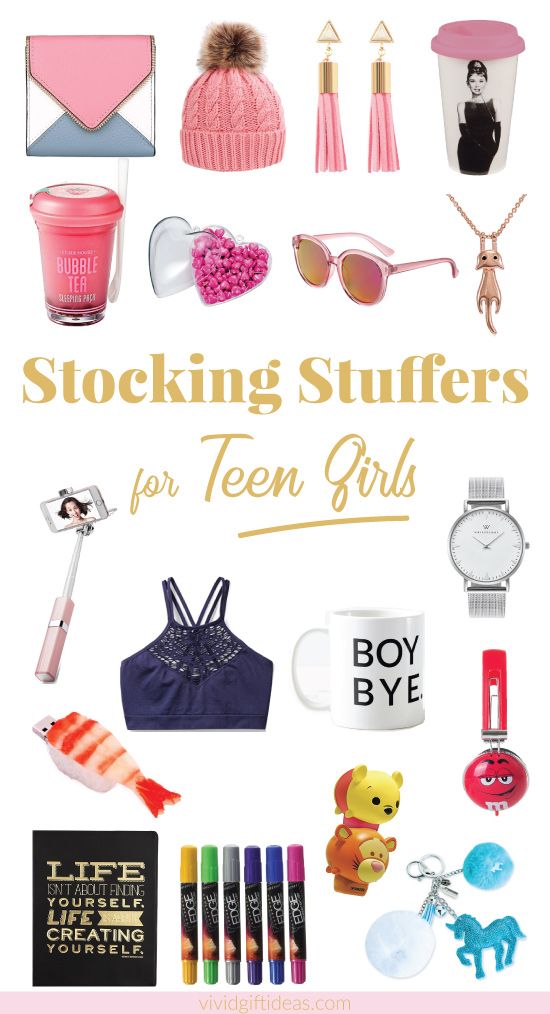 2017 Christmas gift guide for teens. Stocking Stuffer Ideas For Teen Girls. Incl...