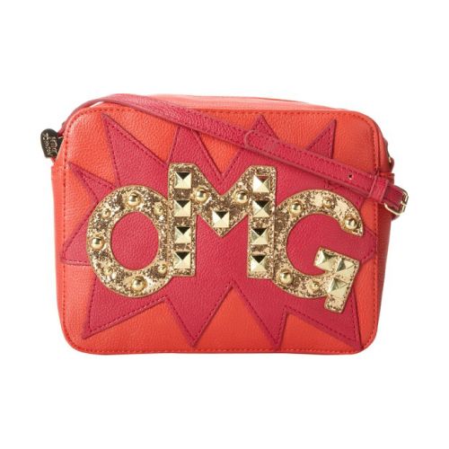 stunning OMG bag by Betsey Johnson. makes a cute fashion statement for your outf...