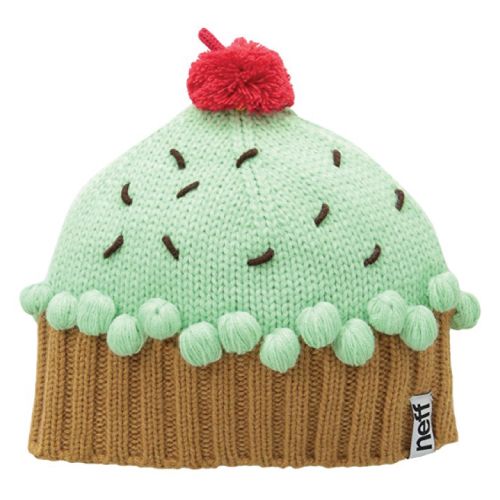 Sweet-looking Cupcake Beanie Hat. Holiday gifts under $15. Perfect for your daug...