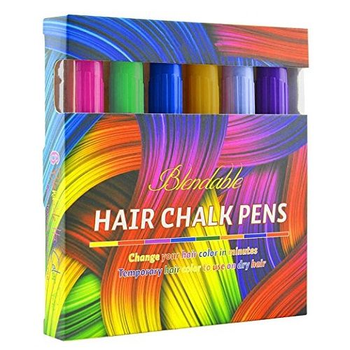 Temporary Coloring Hair Chalk Set (Stocking Stuffer Ideas for Tweens)