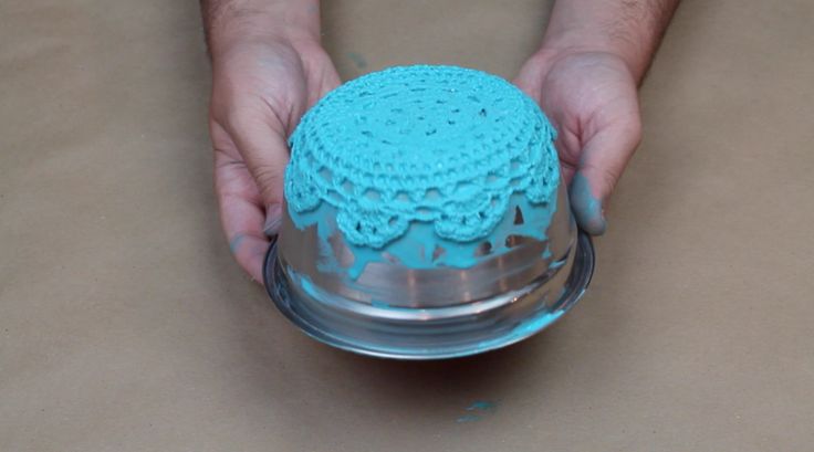 Today I’m going to share with you a fun DIY Lace Doily Bowl tutorial that I c...