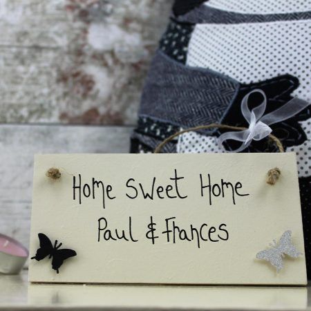 Home Sweet Home Gift Plaque for Friends and family. £8.99 #friends #friendship ...
