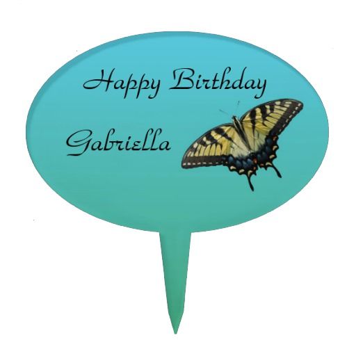 Butterfly Birthday Cake Topper