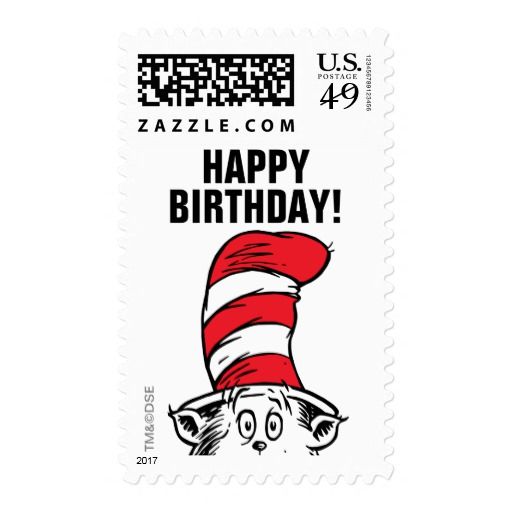 Dr. Seuss |  The Cat in the Hat Birthday Postage