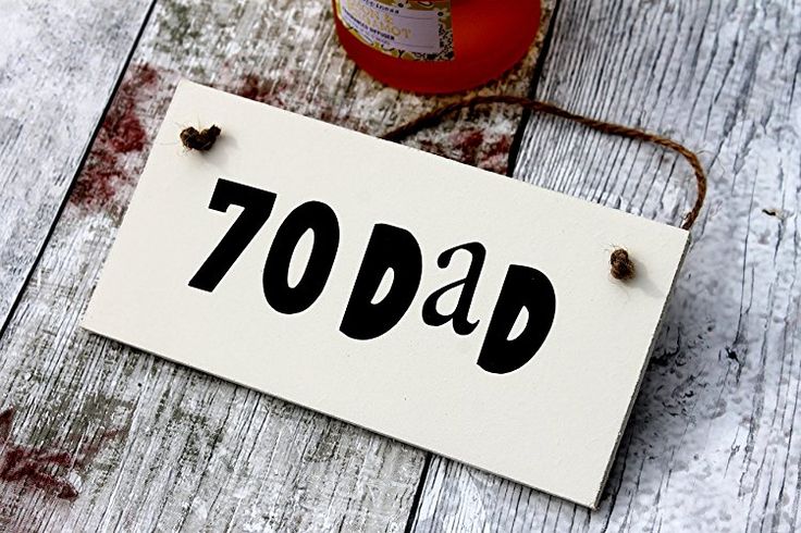 MadeAt94 70th Dad Birthday Gift Sign Gifts For Men