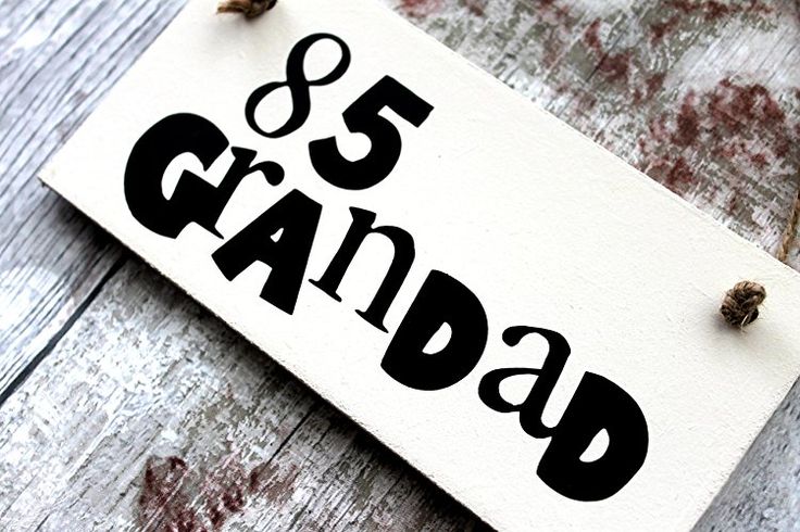 MadeAt94 85th Grandad Birthday Gift Sign Gifts For Men