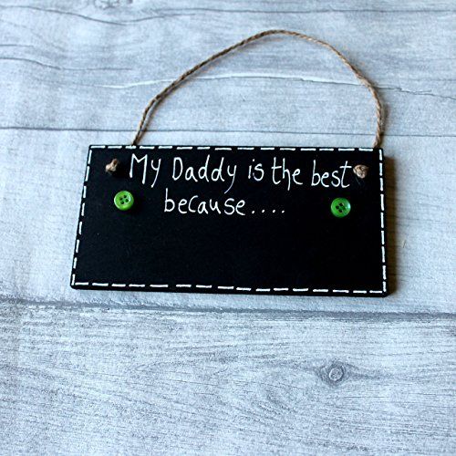 MadeAt94 Personalized Wooden Sign Dad Gift from Son Daughter Sign Father's D...