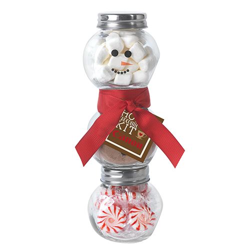 Hot Chocolate Snowman Kit.  This warm treat is a delicious promotion that will g...