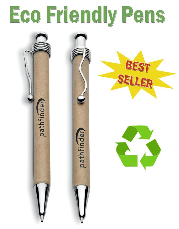 Newhaven Eco Friendly Pen made of recycled paper and cartons. Great eco promotio...