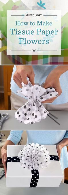 Giftology: How to Make Tissue Paper Flowers | Learn the art of gift wrapping fro...