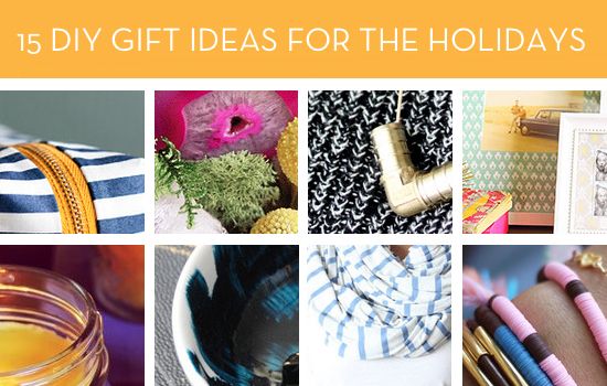 15 #DIY gift ideas for the holidays! #giftguide #Christmas
