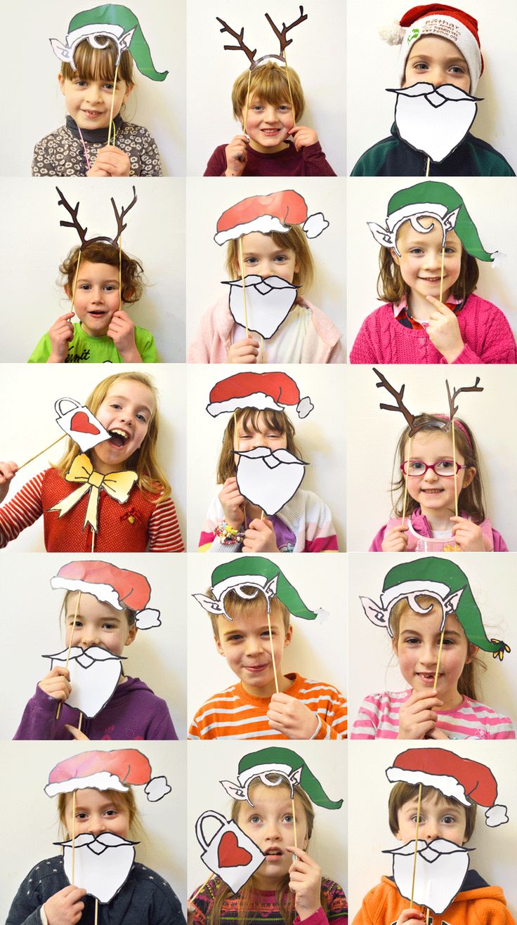 MollyMoo – crafts for kids and their parents Christmas Photobooth For KIds (na...