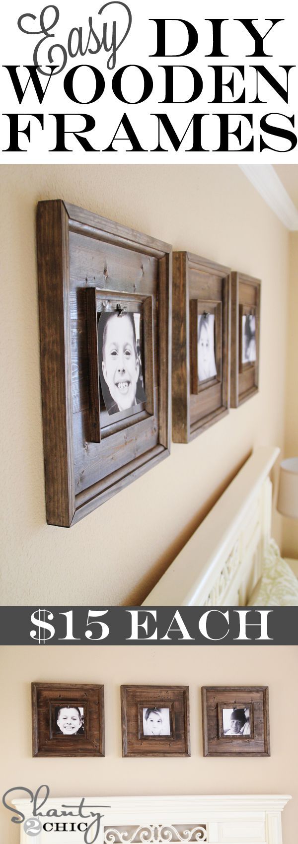 Cheap and Easy DIY Wooden Frames