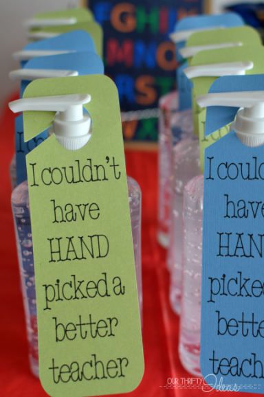 give the gift of sanitizer for back to school. Free Cricut cutting template for ...