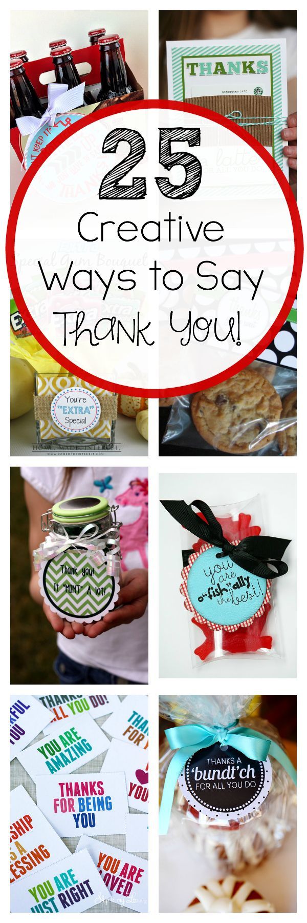 Here are 25 fun and creative ways to say thank you!