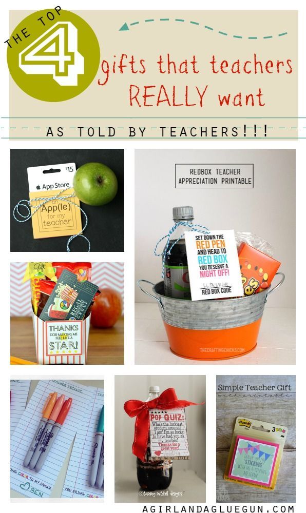the top 4 gifts that teachers really want--told BY teachers