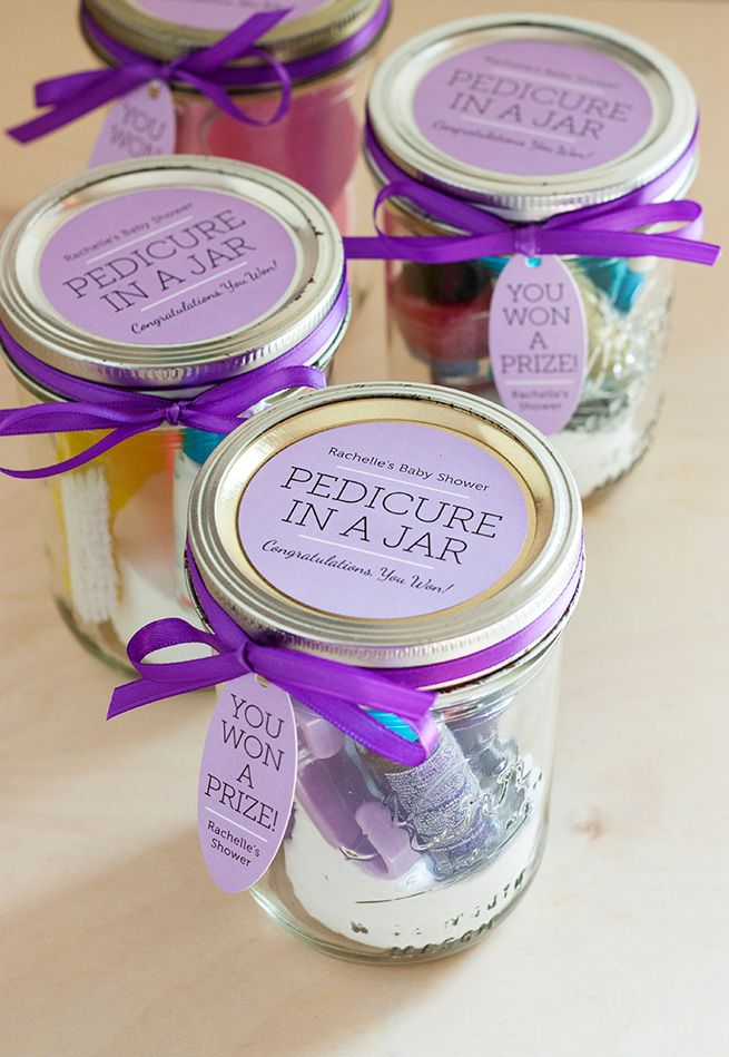 Pedicure in a Jar Shower Gift Favors ~ with Green Visions Spa Therapy Sugar Scru...