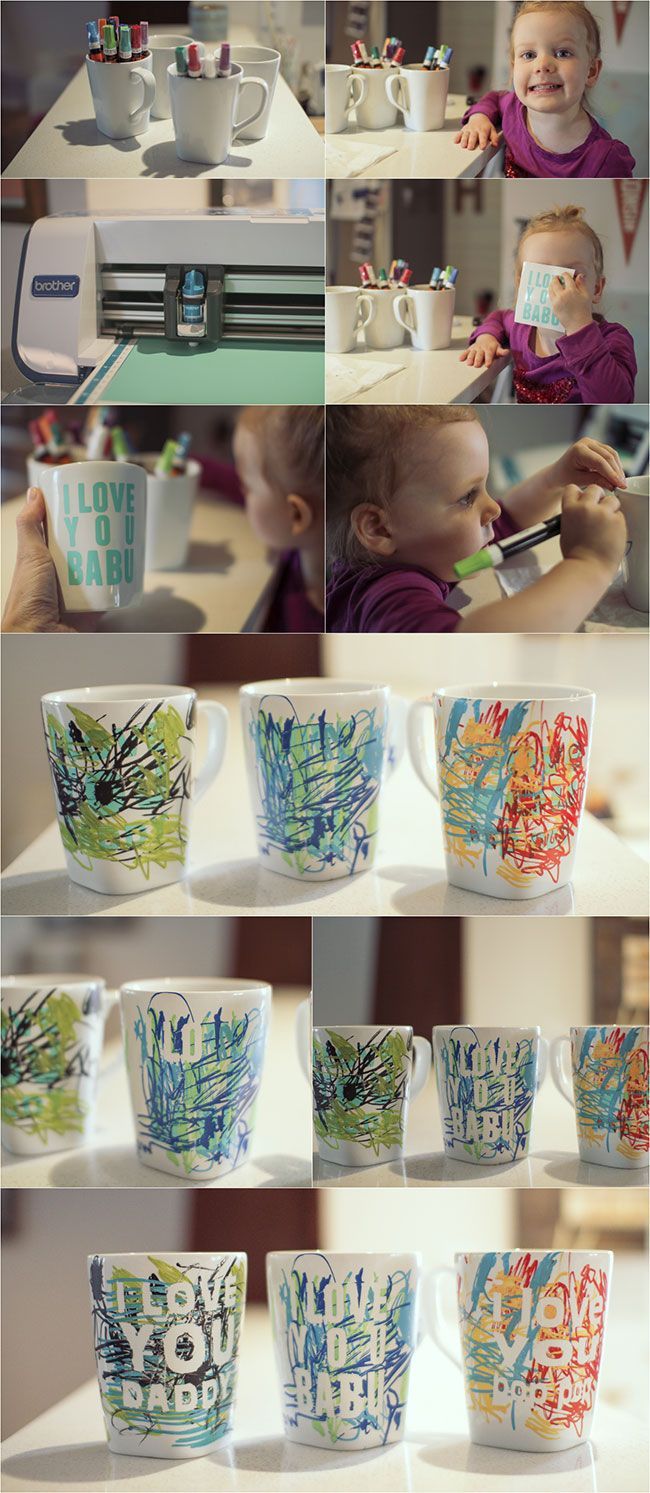Father’s Day coffee mug || perfect last minute kid craft!