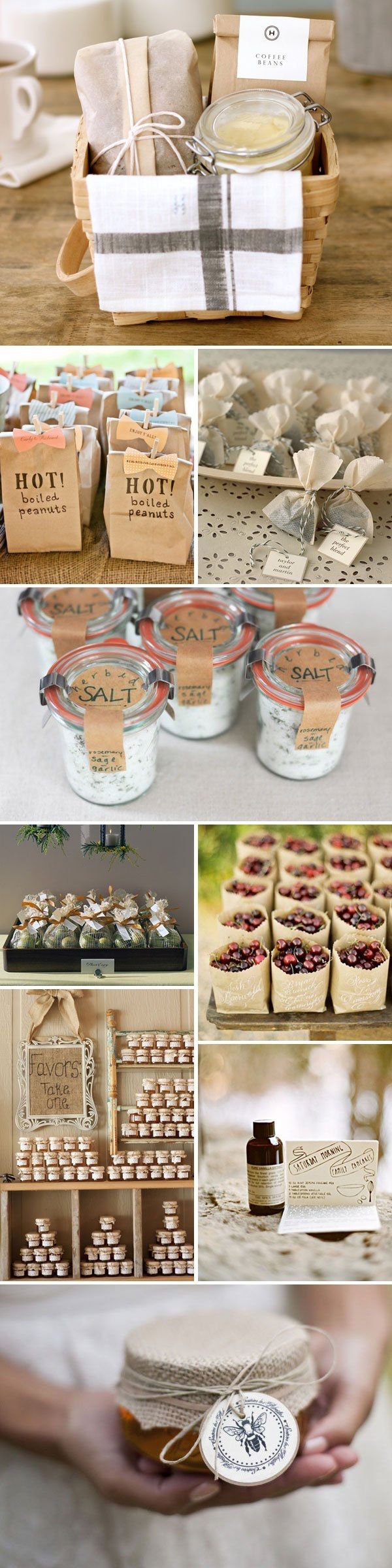 Packaging ideas for handmade gifts of food and more.