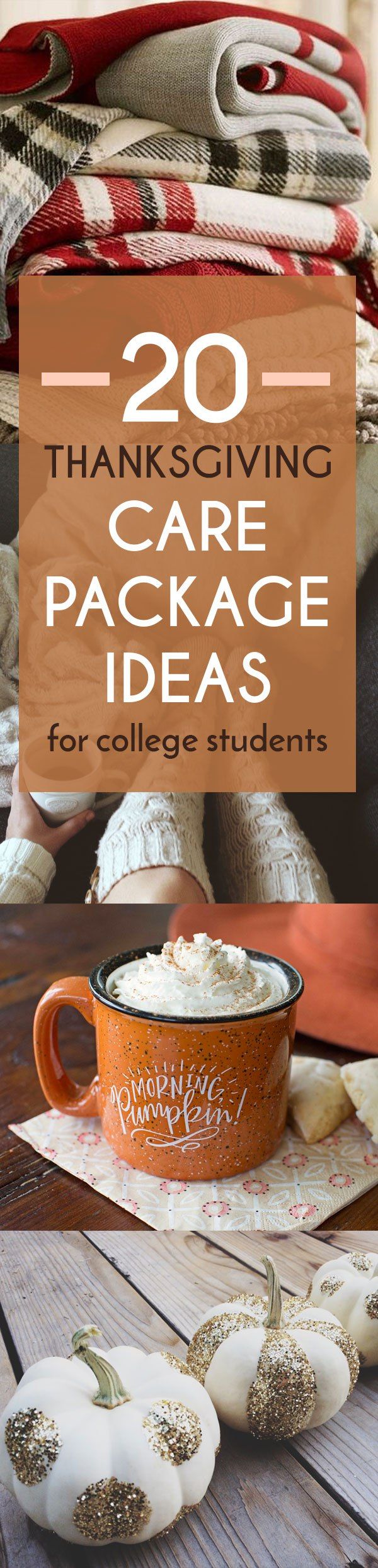 20 Festive Thanksgiving Care Package Ideas For College Students - Society19