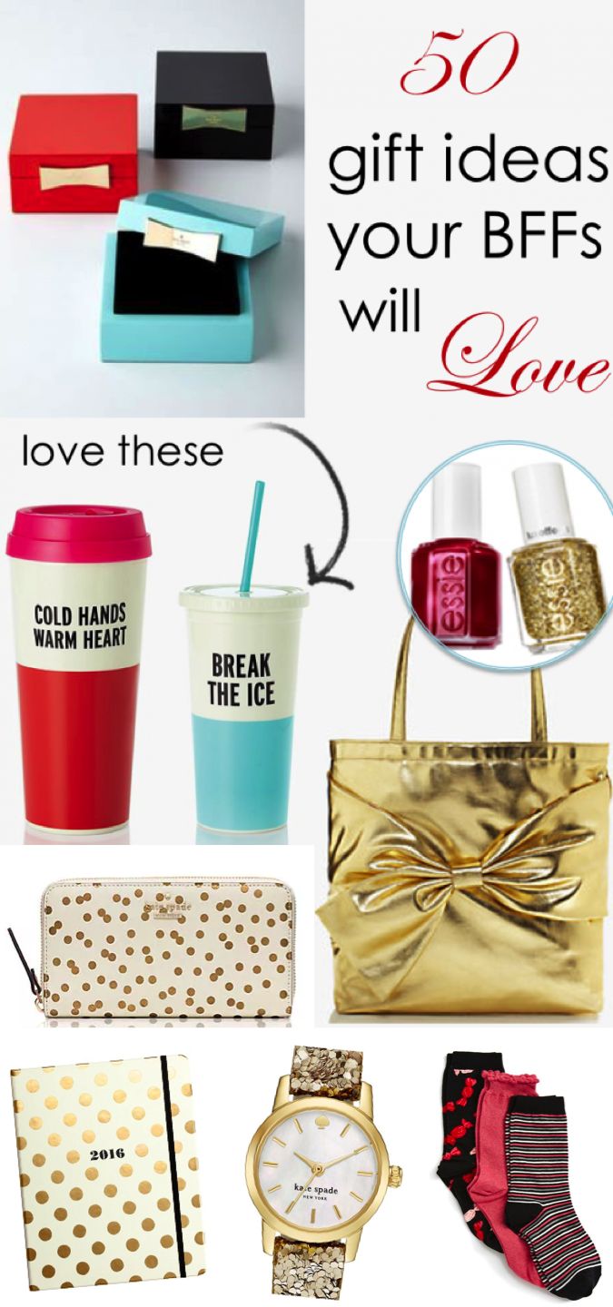50 Gift Ideas Your BFFs Will Love www.theperfectpal...