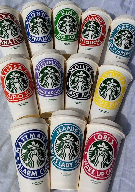 Personalized Starbucks Cup Personalized Coffee by CaffeineAndWine