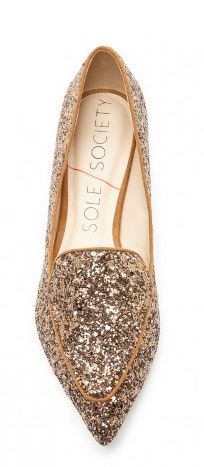 Sparkly flats? yes, please!