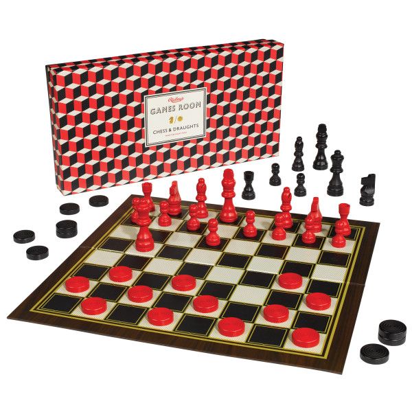 Games Room Chess & Checkers Set