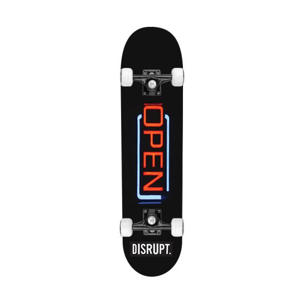 Open design skateboard deck