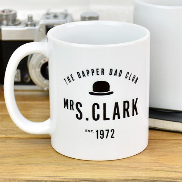 Personalised Dapper Dad Club Mug