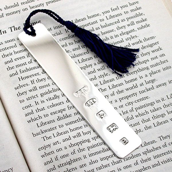 Personalised Sterling Silver Bookmark