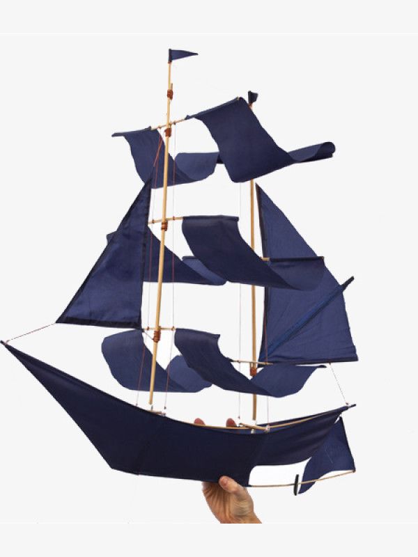 Sailing Ship Kite Indigo