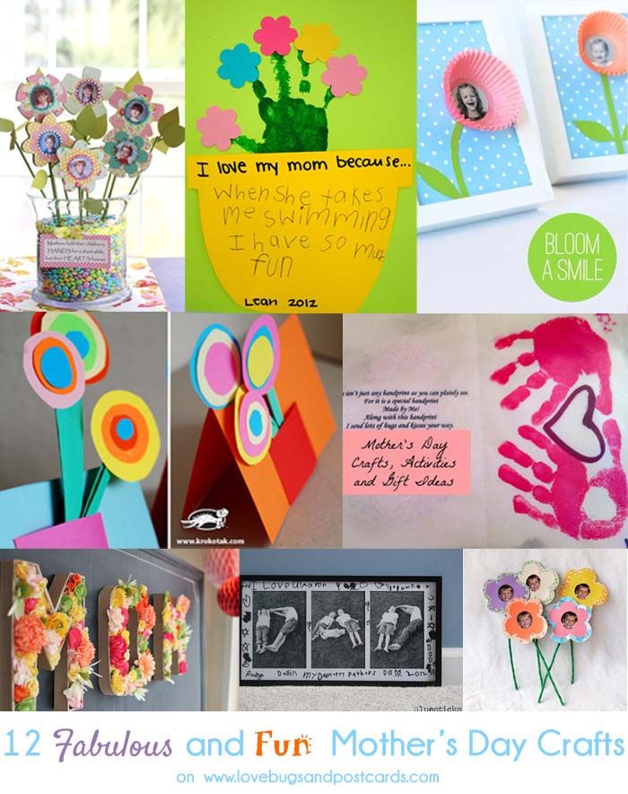 12 Fun and Easy Mothers Day Crafts