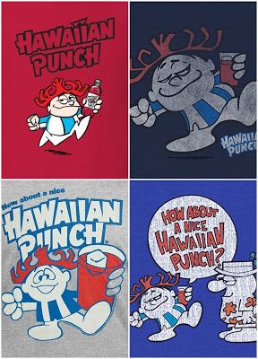 Hawaiian Punch T-Shirts -- NEW. Great gift idea for someone who loves pop cultur...