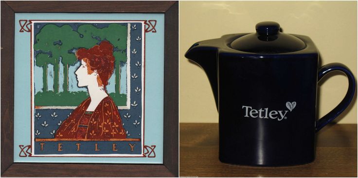 Is TETLEY TEA your cup of tea? You'll love this framed Tetley tile or trivet...